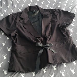 Business casual short sleeve coat